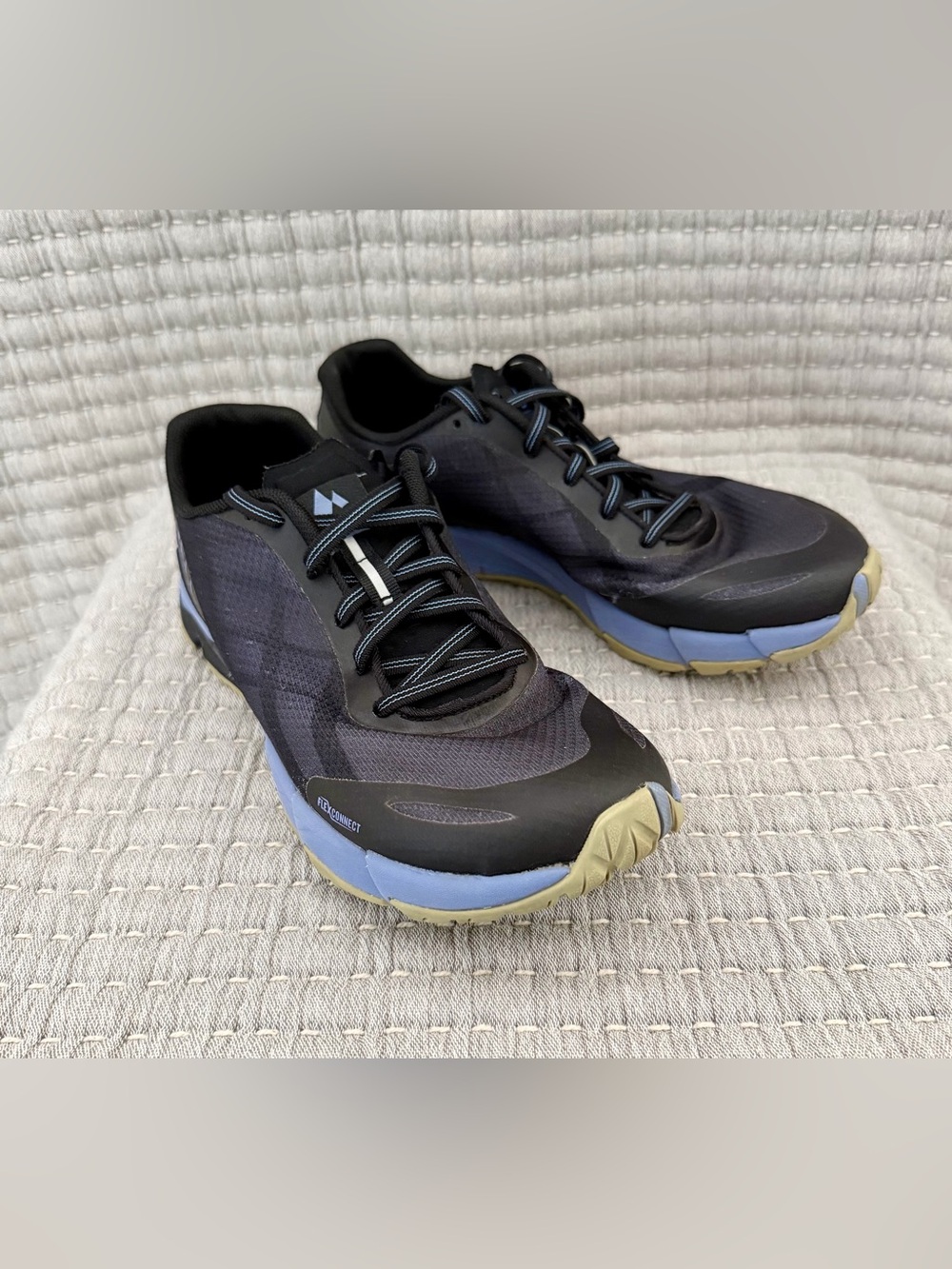 Merrell Women's Bare Access Flex Trail Runner in Black/Metallic Lilac 7.5